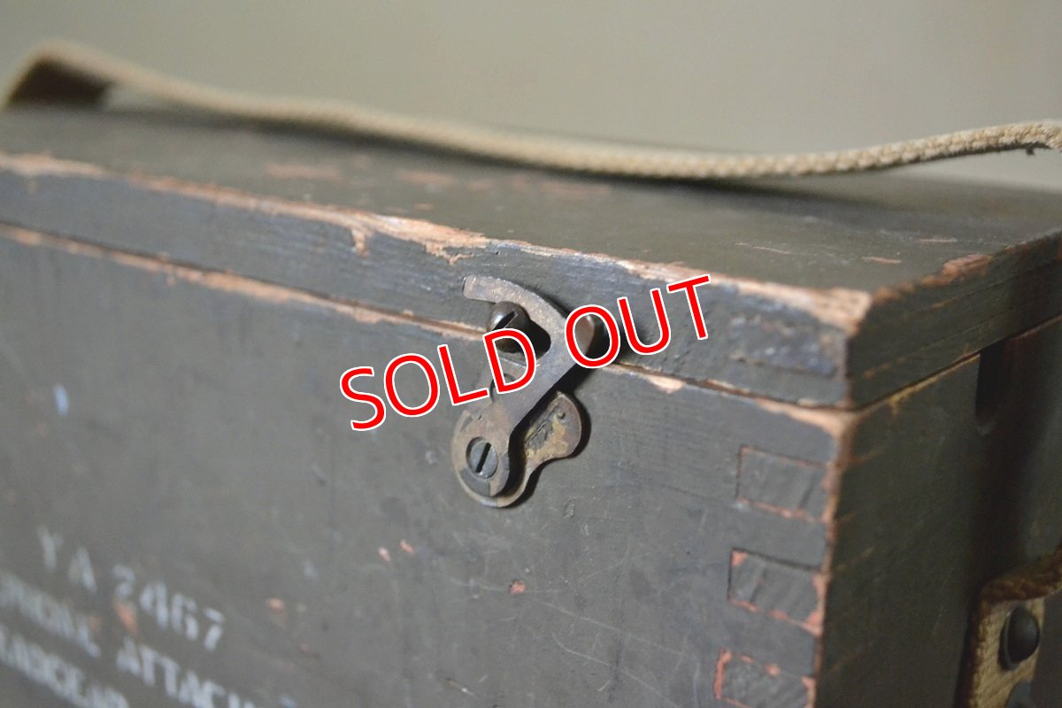 画像3: UKヴィンテージ・ミリタリー木製テレホンボックス (3)