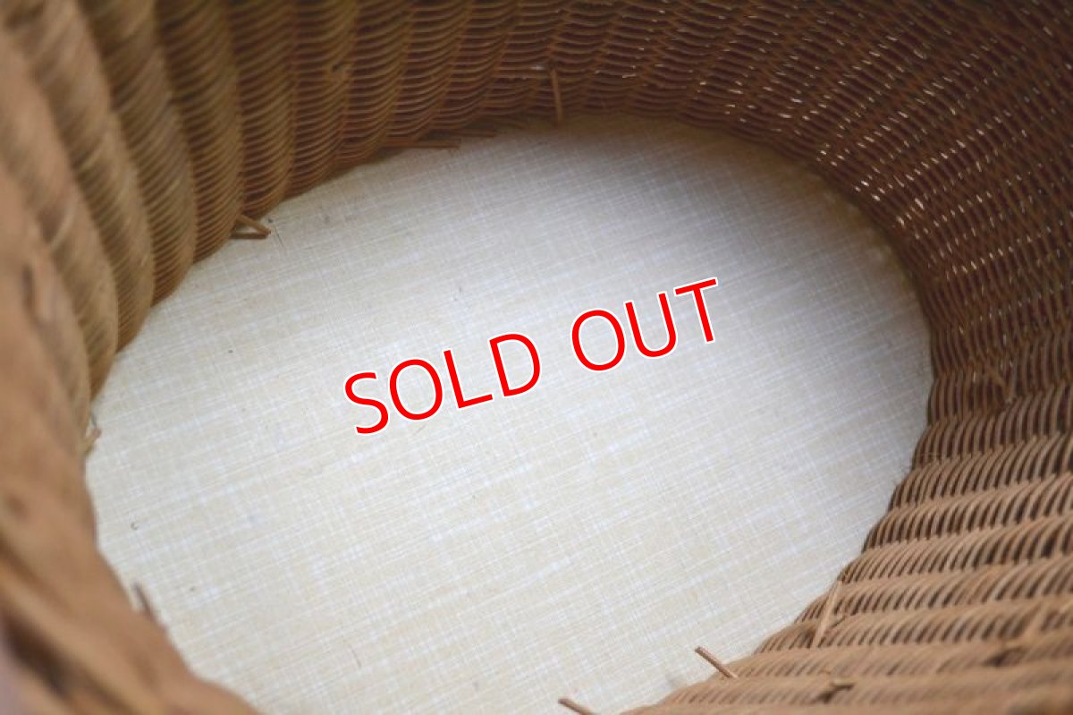 画像8: UKヴィンテージ・ショッピングバスケット/レッドライン (8)