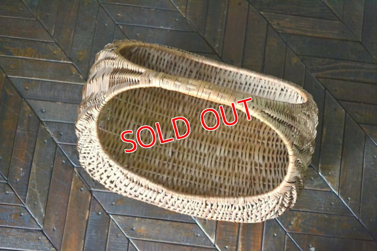 画像9: ＵＫヴィンテージ・ゴンドラ型バスケットL (9)