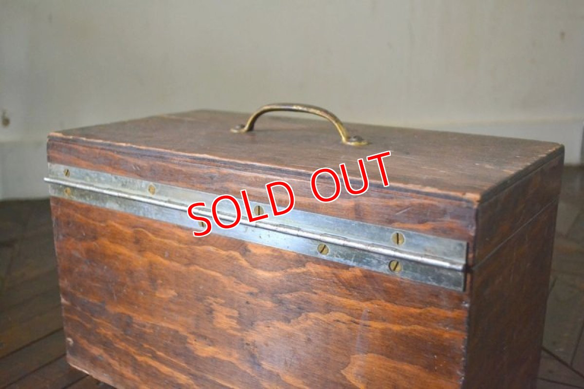 画像11: US50s木製タックルボックス (11)