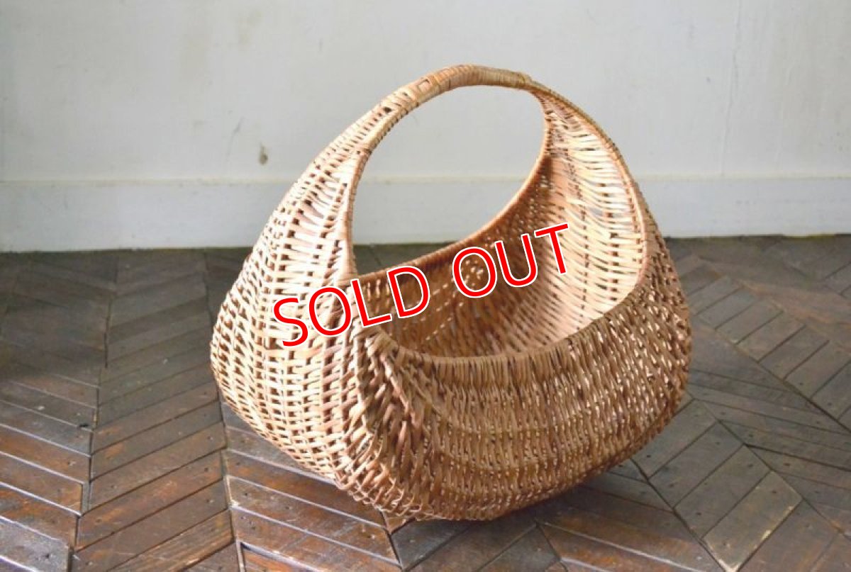 画像2: ＵＫヴィンテージ・ゴンドラ型バスケットL (2)