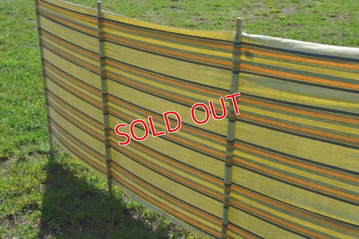 画像7: 70sヴィンテージ陣幕/イエロー (7)