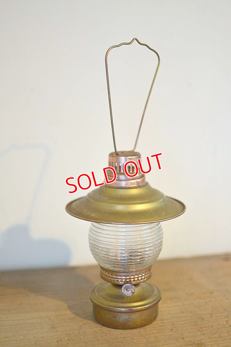 画像2: 60sボーダーエンボスホヤガラスオイルランプ (2)