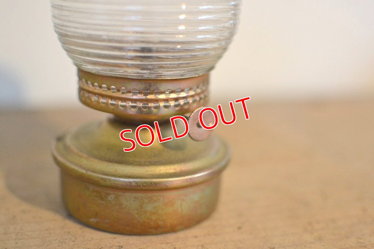 画像3: 60sボーダーエンボスホヤガラスオイルランプ (3)