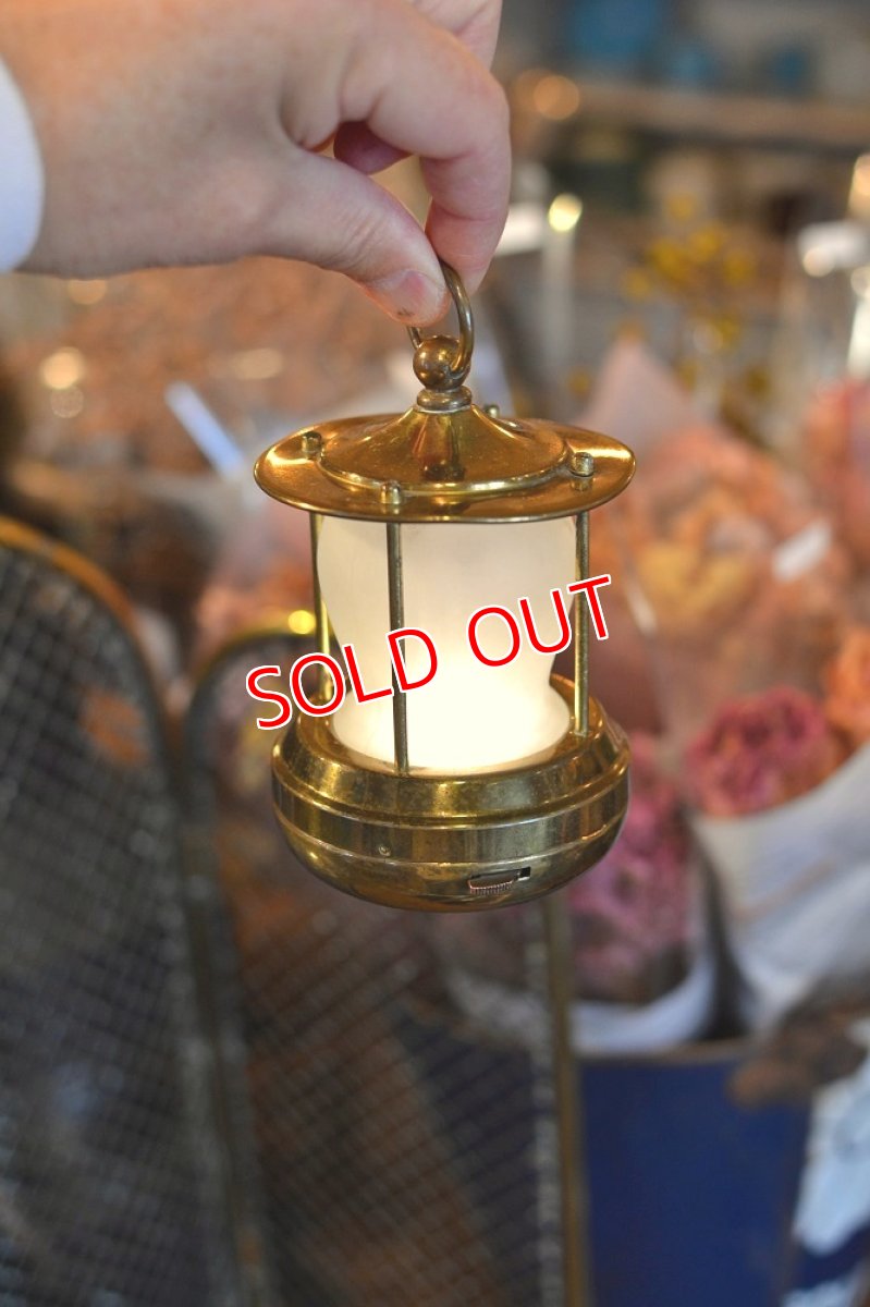 画像6: 40s BOND社 真鍮ハンギングランタン (6)