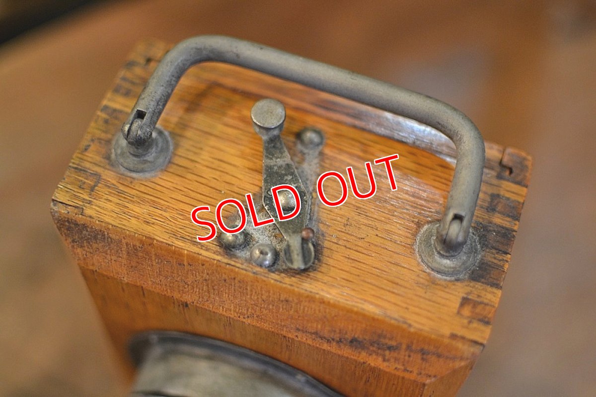 画像8: 1910年代 エバレディ社製木製フラッシュライト (8)