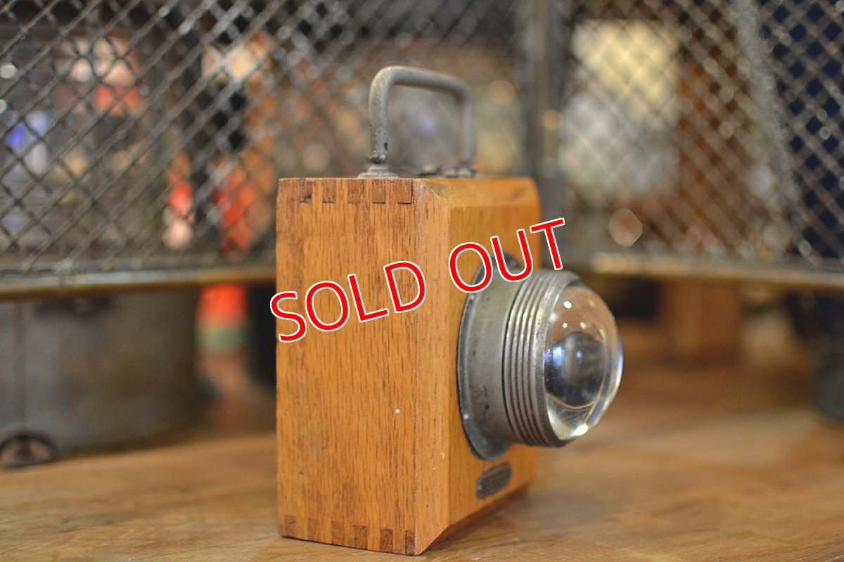 画像3: 1910年代 エバレディ社製木製フラッシュライト (3)