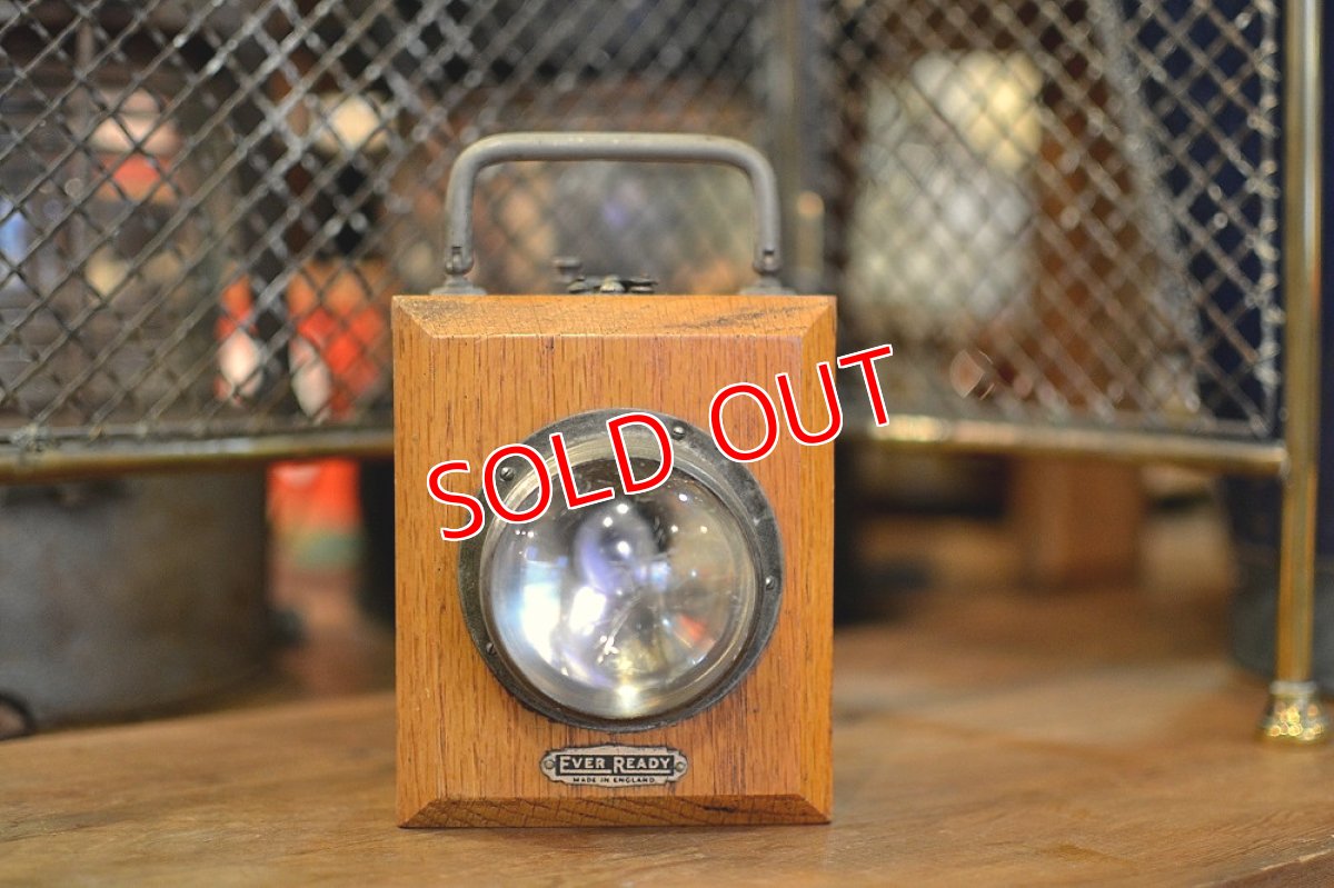 画像2: 1910年代 エバレディ社製木製フラッシュライト (2)