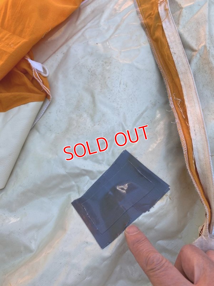 グランドシート修理箇所