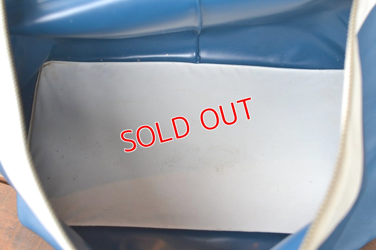 画像8: 70s BOAC英国海外航空ミニクーラーバッグ (8)