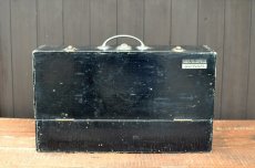 画像1: 50s木製ツールボックス/ブラック (1)