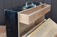 画像9: 50s木製ツールボックス/ブラック (9)