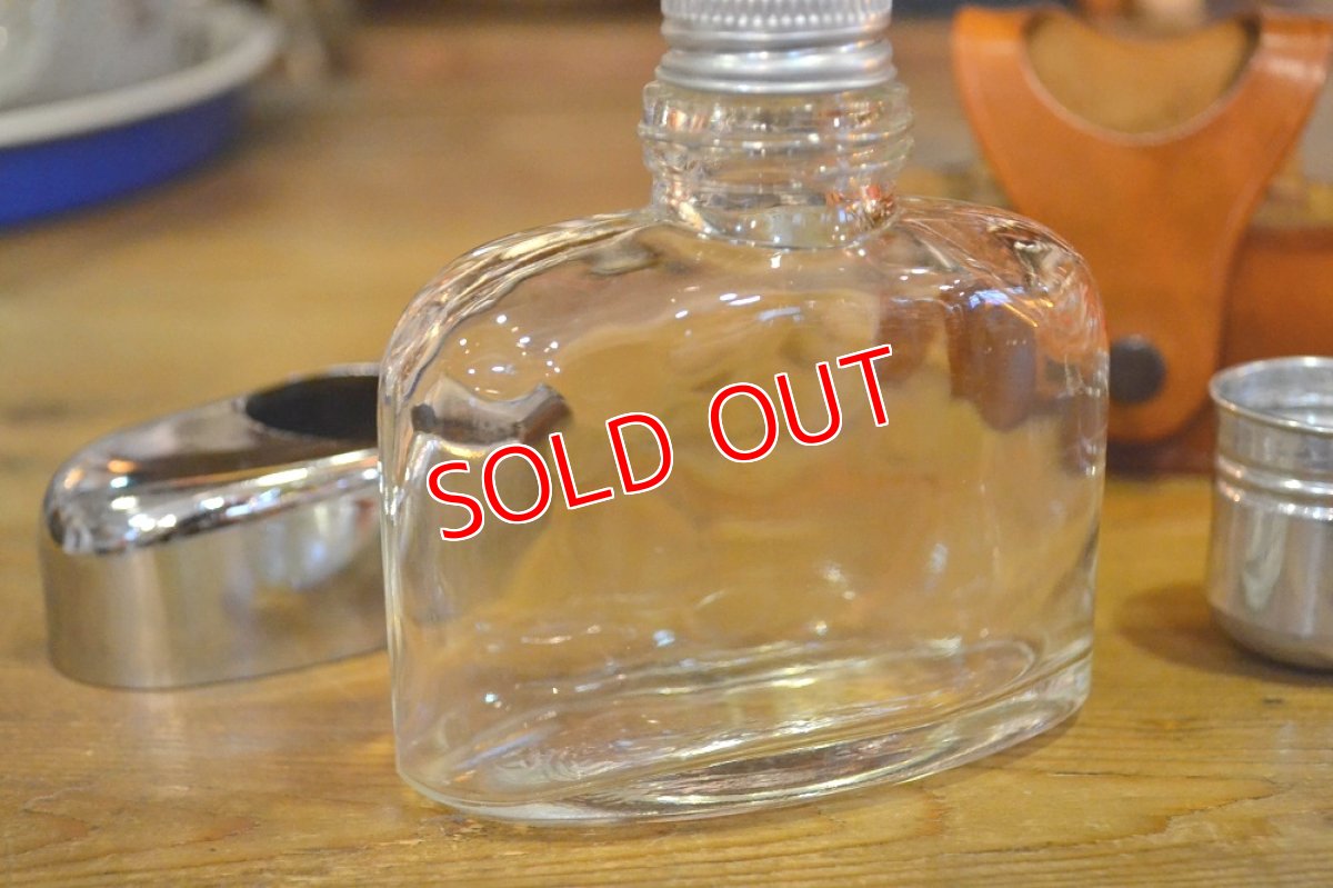 画像6: ガラススキットルS/革カバー茶 (6)