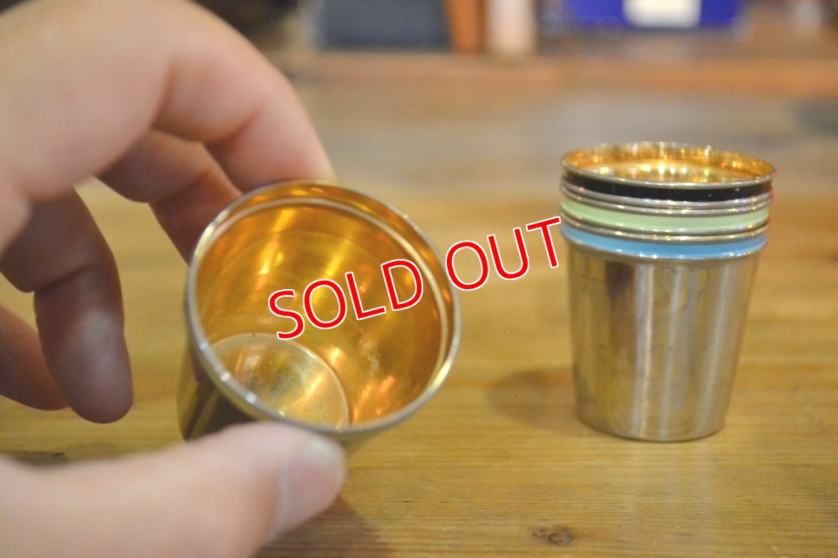 画像6: ステンレス製ショットグラス×４/レザーケース付き (6)