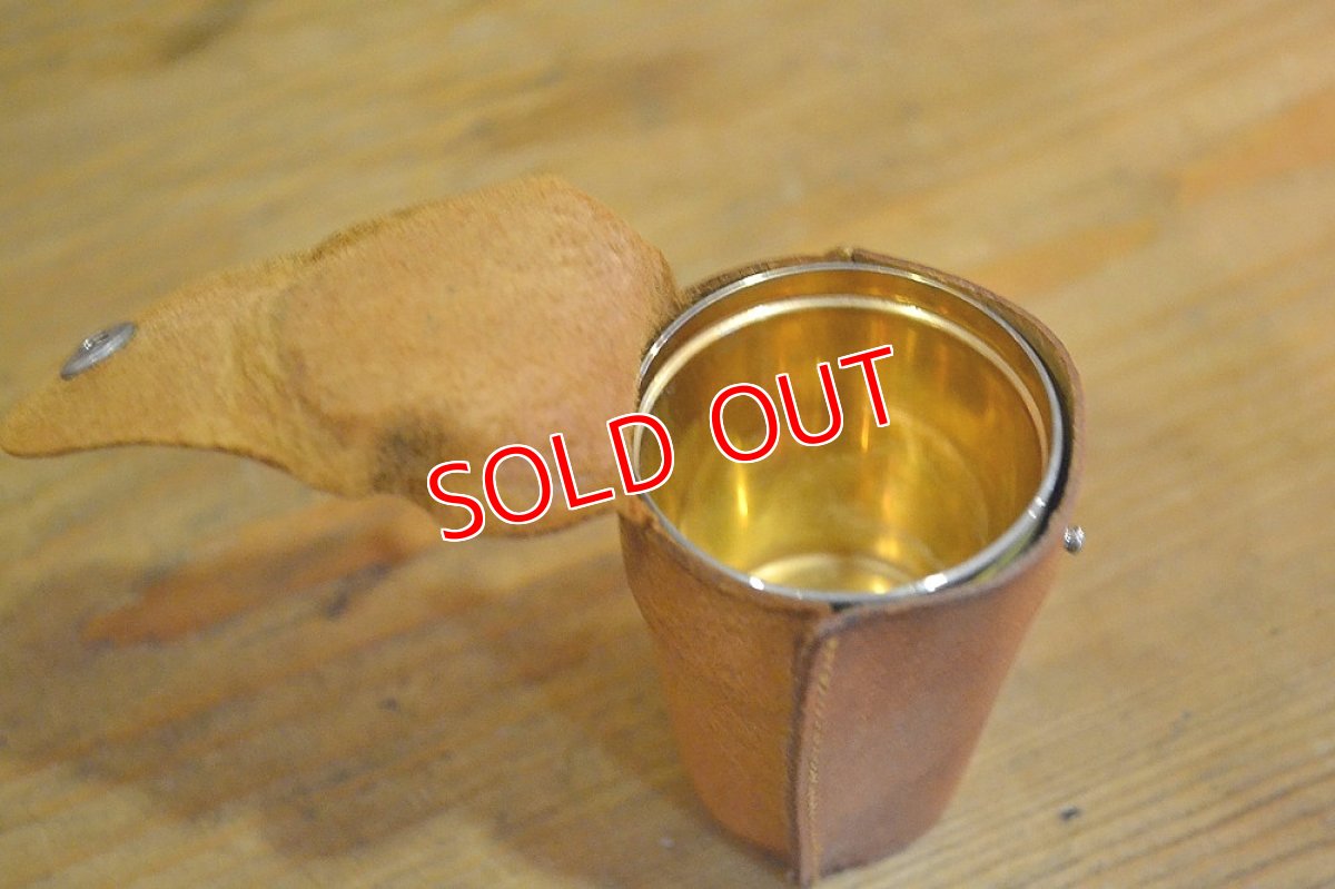 画像8: ステンレス製ショットグラス×４/レザーケース付き (8)