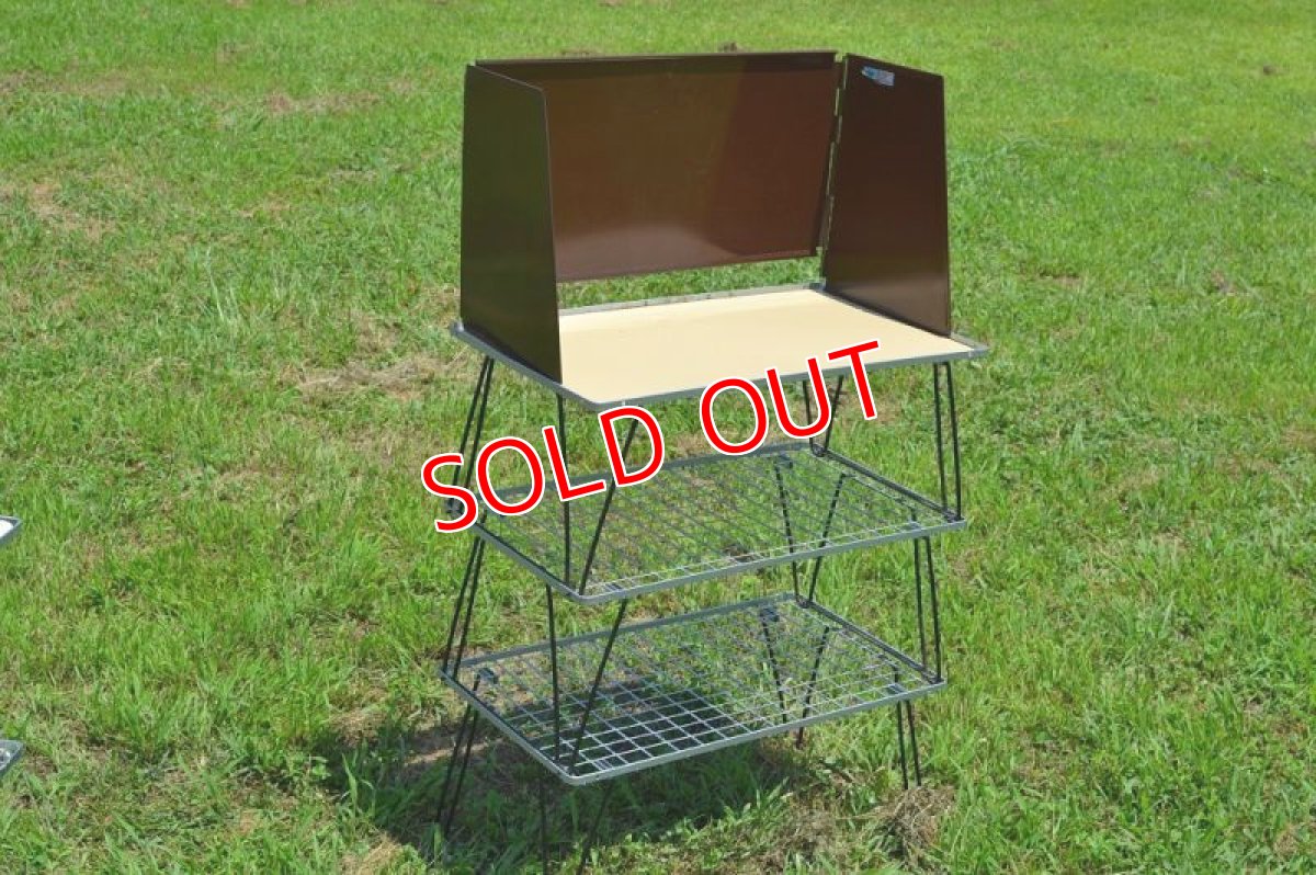 画像11: 70s Hago社キャンプキッチン/ブラウン×シルバー (11)