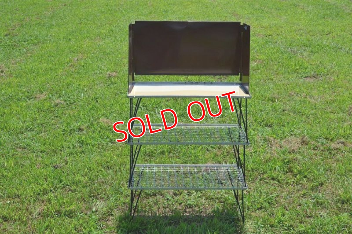 画像3: 70s Hago社キャンプキッチン/ブラウン×シルバー (3)