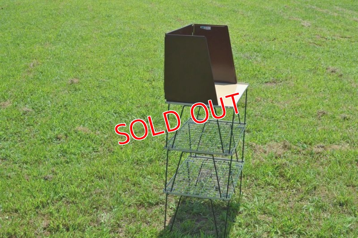 画像4: 70s Hago社キャンプキッチン/ブラウン×シルバー (4)