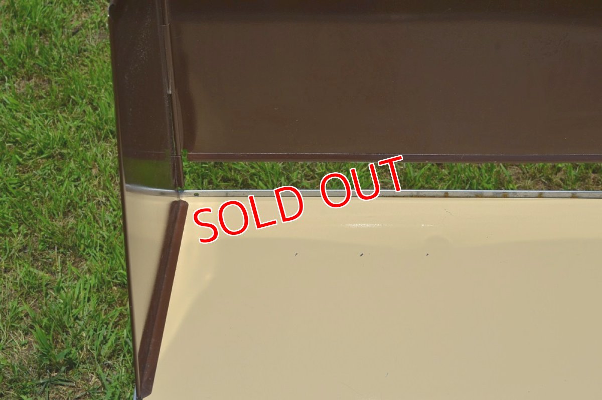 画像7: 70s Hago社キャンプキッチン/ブラウン×シルバー (7)