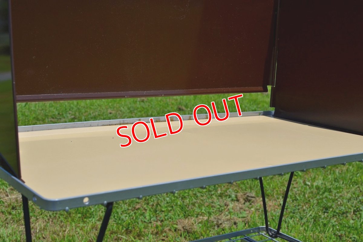 画像9: 70s Hago社キャンプキッチン/ブラウン×シルバー (9)