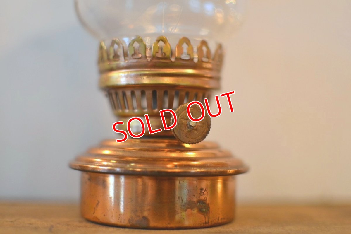 画像5: ６０ｓオイルランプ/クリアガラス (5)