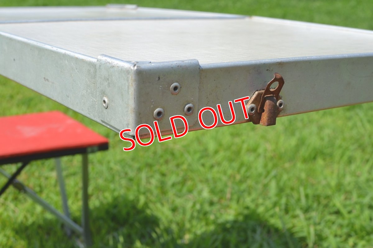 画像8: UKヴィンテージ・２シーターピクニックテーブル (8)