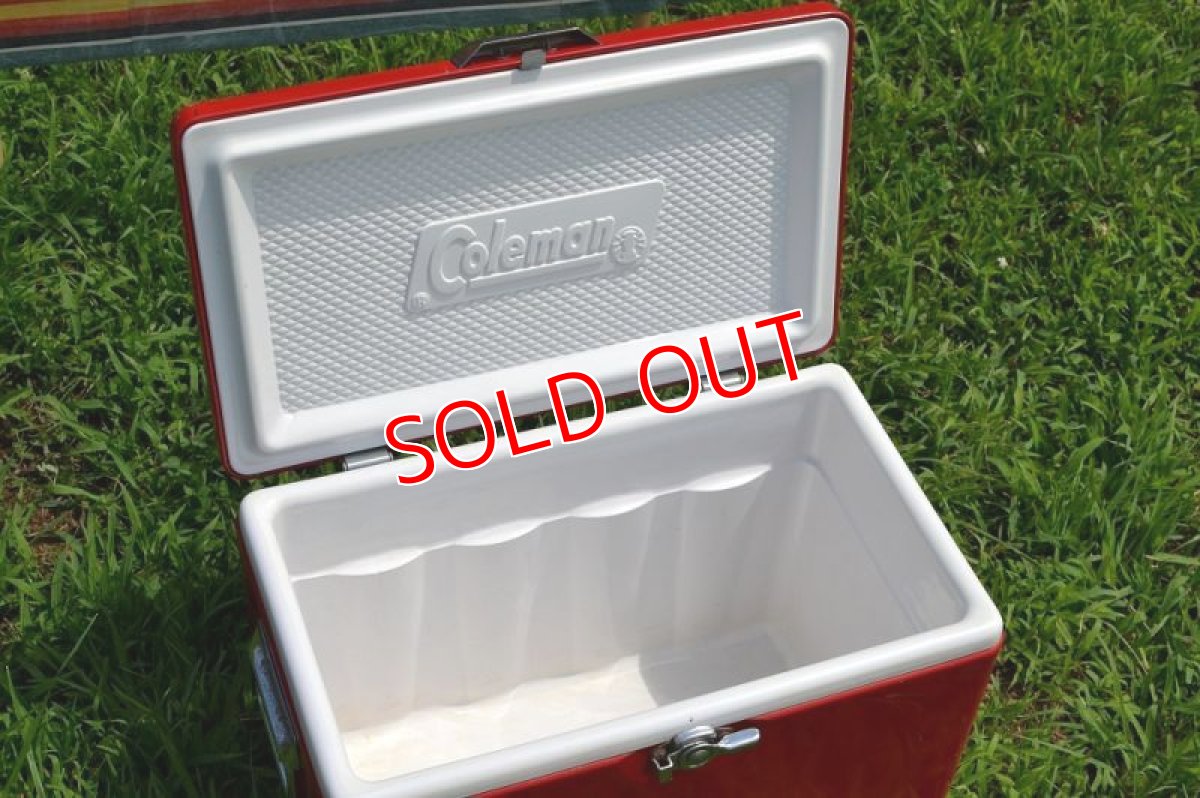 画像6: 70sコールマン スチールベルトクーラーボックス (6)