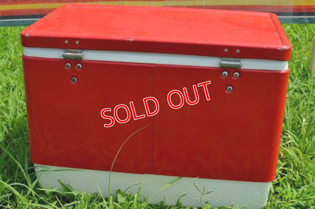 画像7: 70sコールマン スチールベルトクーラーボックス (7)