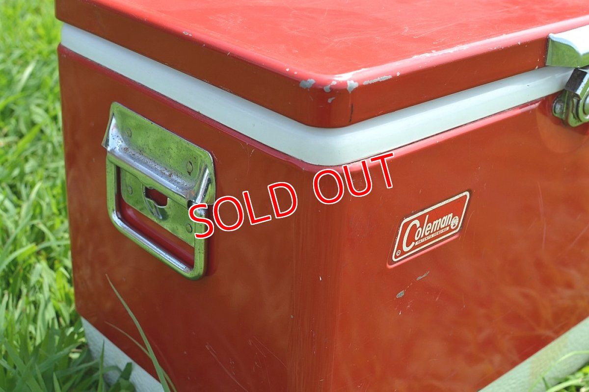 画像4: 70sコールマン スチールベルトクーラーボックス (4)