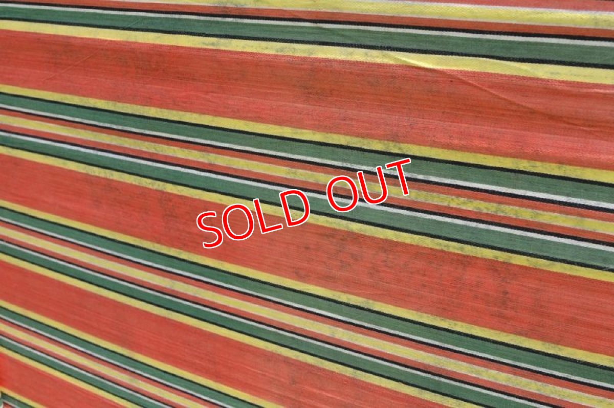 画像3: ６０ｓヴィンテージコットン陣幕/レッド (3)