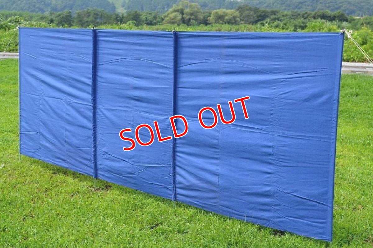 画像4: ７０ｓ大型ヴィンテージ陣幕/ブルー (4)