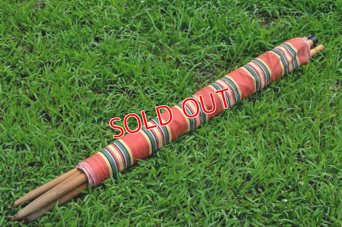 画像9: ６０ｓヴィンテージコットン陣幕/レッド (9)