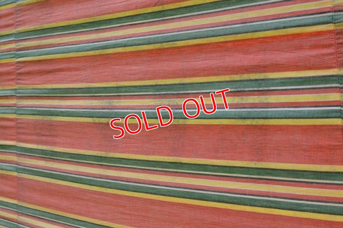 画像6: ６０ｓヴィンテージコットン陣幕/レッド (6)