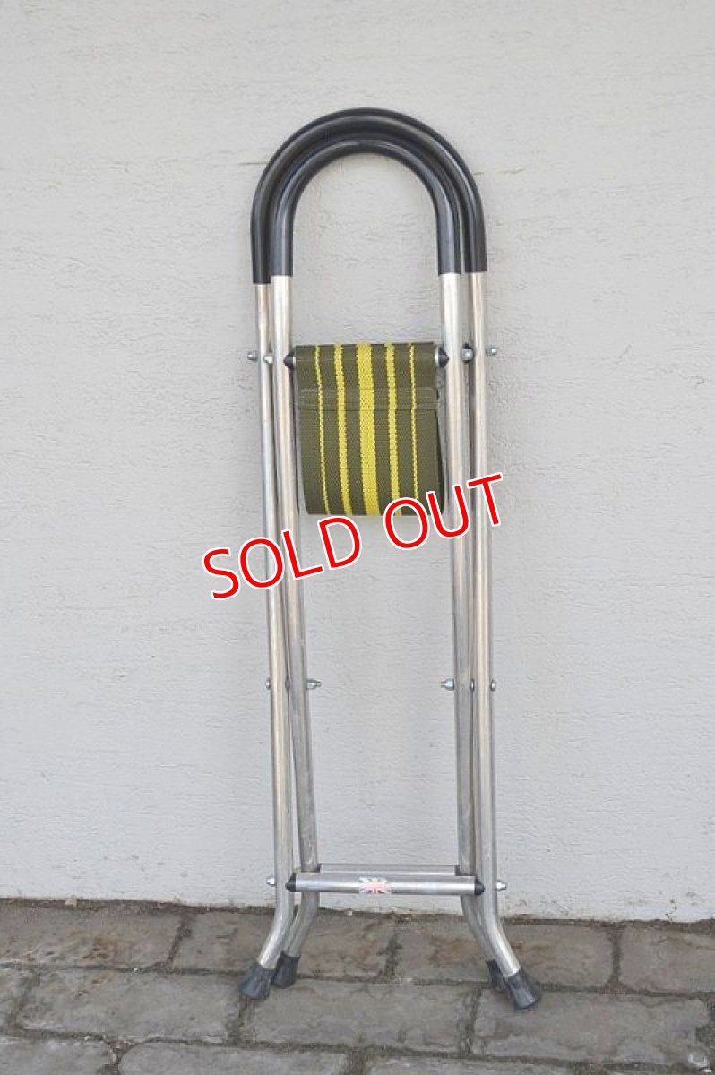 画像4: 70sアルミ折畳スツール (4)