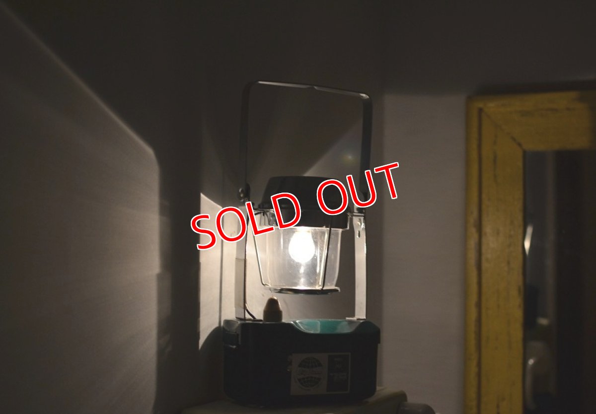 画像10: 60sビッグビーム・バッテリーテーブルランプ/グリーン (10)