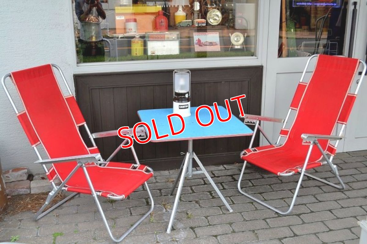 画像9: 60s トリポッドピクニックテーブル (9)