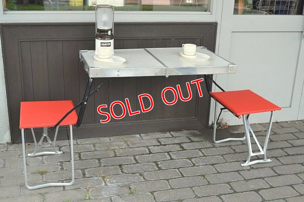 画像14: 60s 2シーターピクニックテーブル/ミントコンディション！ (14)