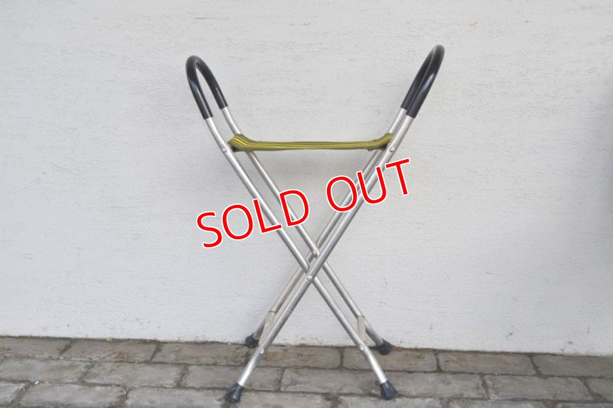 画像6: 70sアルミ折畳スツール (6)