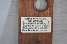 画像10: RobertsロバーツRamblerトランジスターラジオ/オリジナル・ブラウン (10)