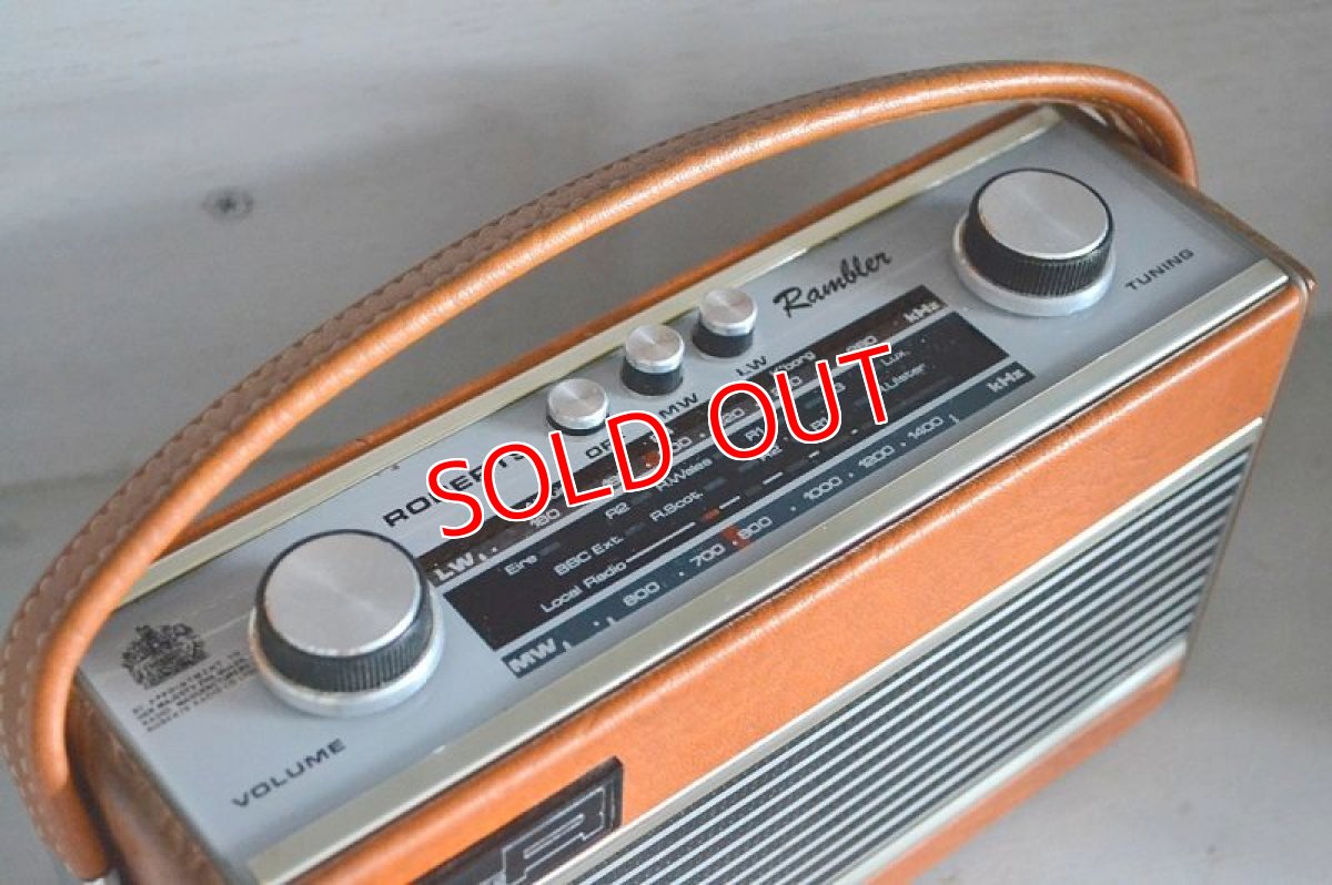 画像4: RobertsロバーツRamblerトランジスターラジオ/オリジナル・ブラウン (4)