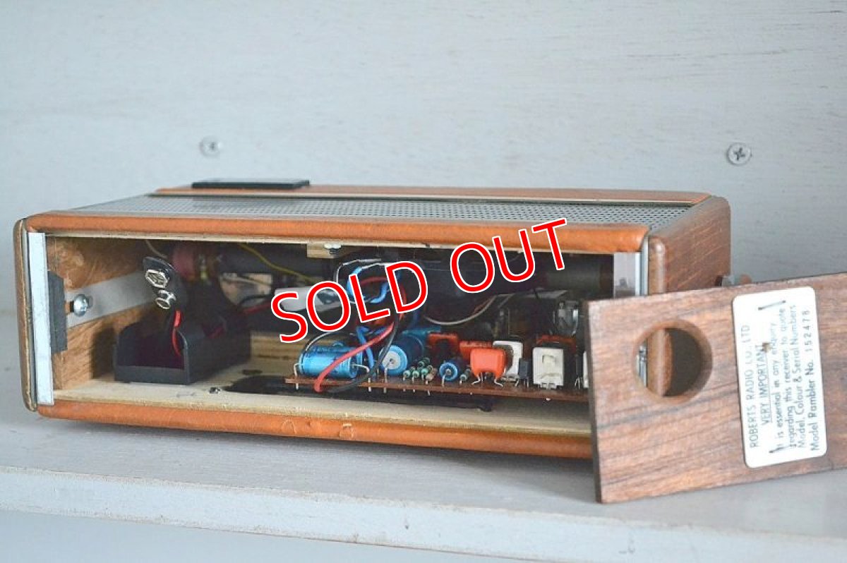 画像9: RobertsロバーツRamblerトランジスターラジオ/オリジナル・ブラウン (9)