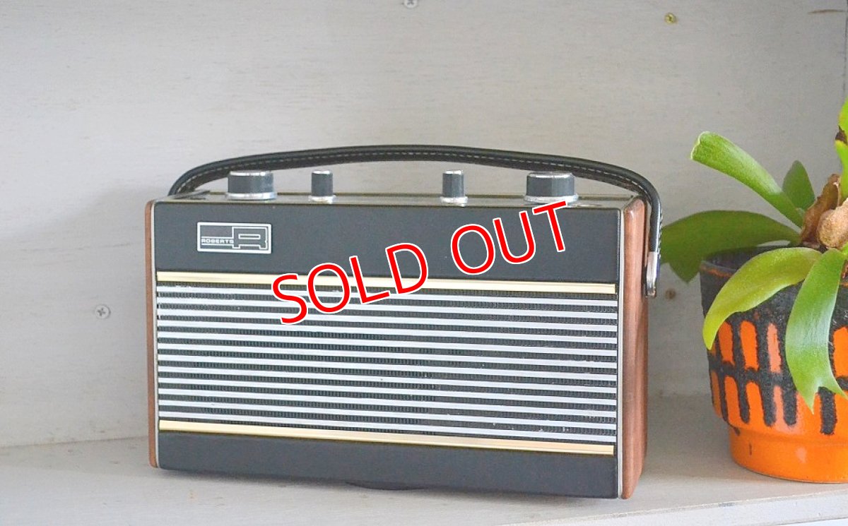 画像10: RobertsロバーツRIC２トランジスターラジオ/オリジナル・ブラック (10)