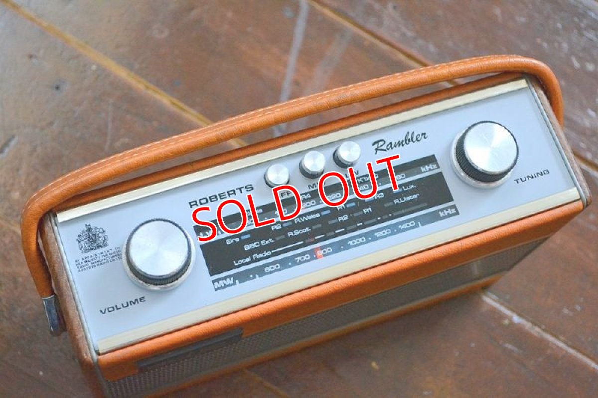 画像5: RobertsロバーツRamblerトランジスターラジオ/オリジナル・ブラウン (5)