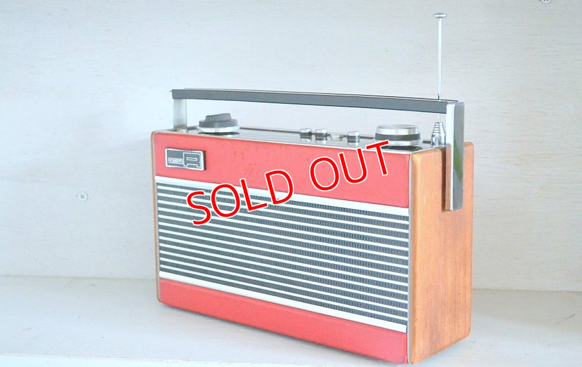 画像2: RobertsロバーツＲ２５トランジスターラジオ/オリジナル・レッド (2)