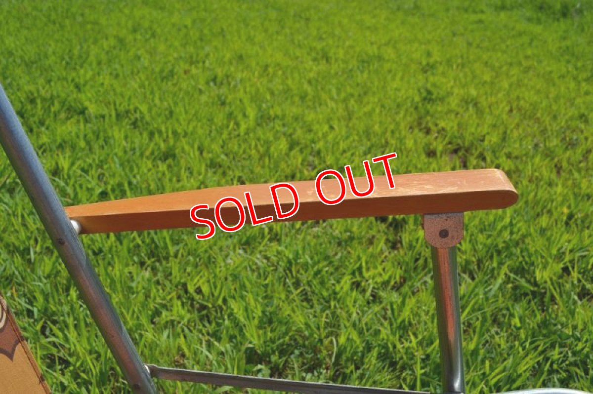 画像8: 70sレトロフラワー・ピクニックチェアＢ (8)