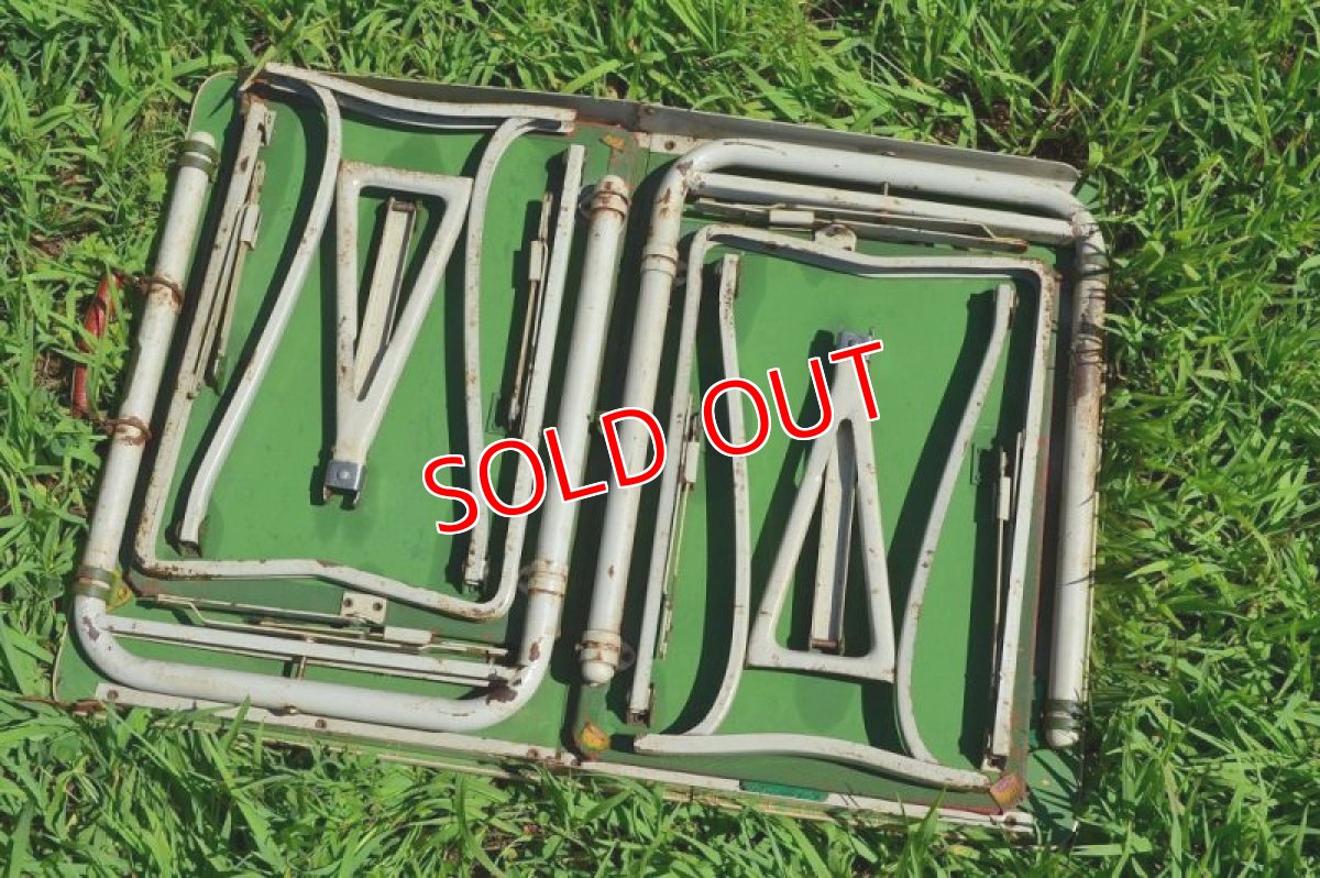 画像15: 激レア！！60s 2シーターピクニックテーブル (15)