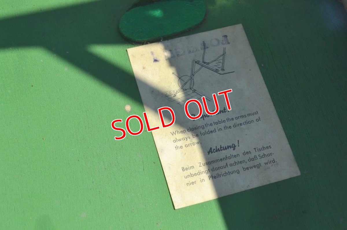 画像16: 激レア！！60s 2シーターピクニックテーブル (16)