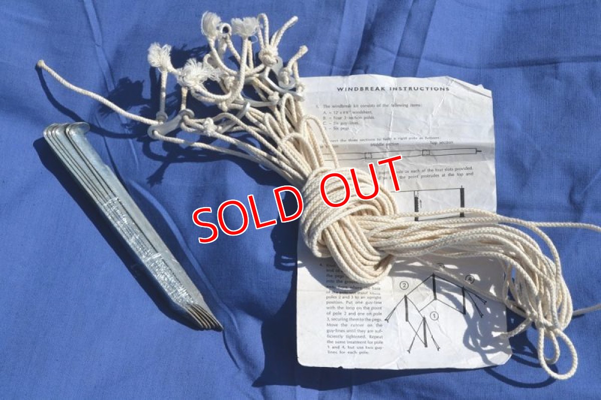 画像6: ７０ｓヴィンテージ・ウィンドブレーカー/陣幕/ブルー (6)