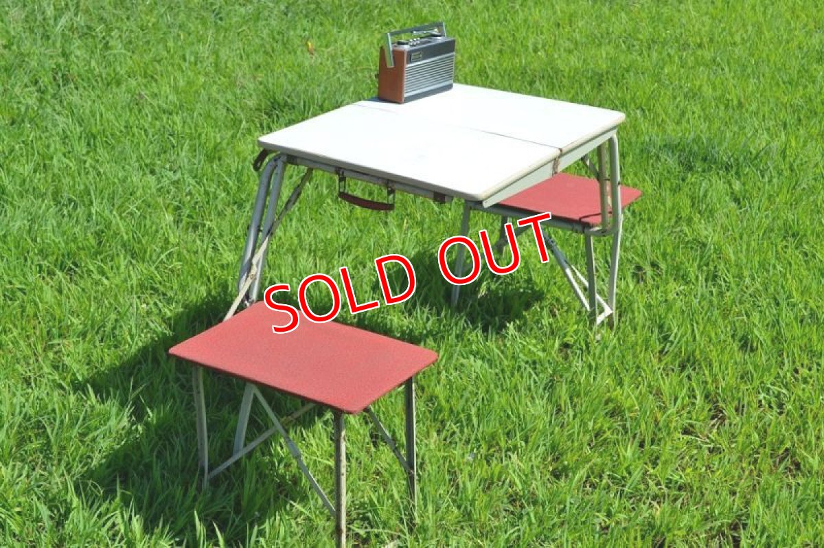 画像3: 激レア！！60s 2シーターピクニックテーブル (3)