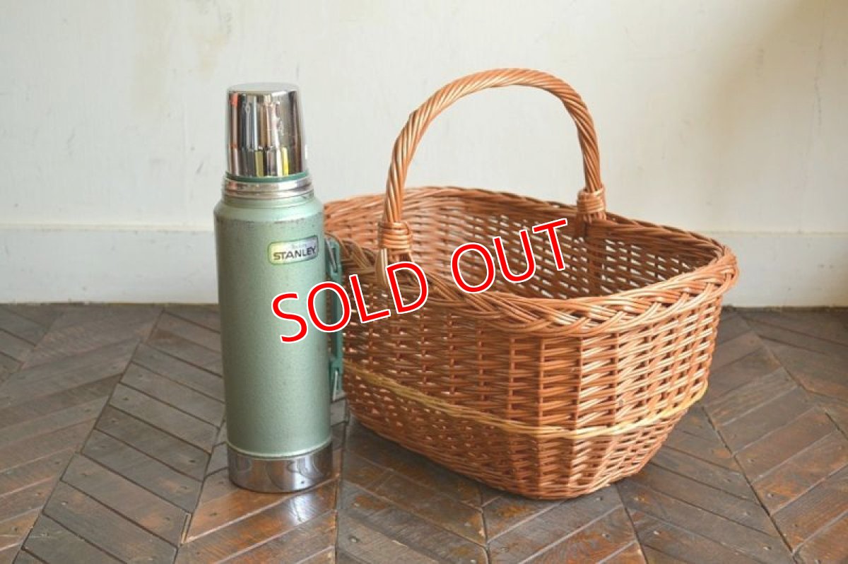 画像9: イギリス・ヴィンテージ ショッピングバスケットＤ (9)